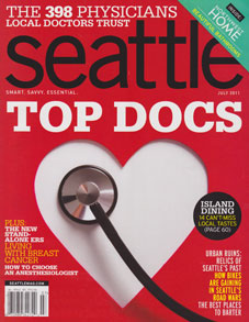 Seattle Magazine, July, 2011
